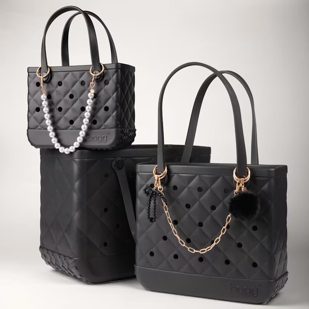 BOGG'D & CHARMED BOW BLACK PEARL