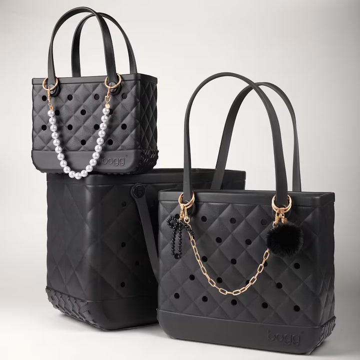 BOGG'D & CHARMED BOW BLACK PEARL