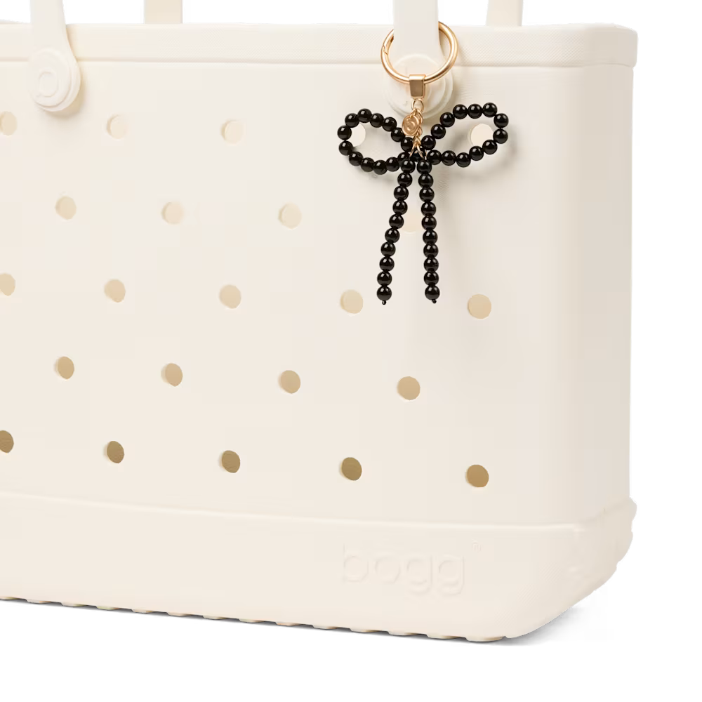 BOGG'D & CHARMED BOW BLACK PEARL