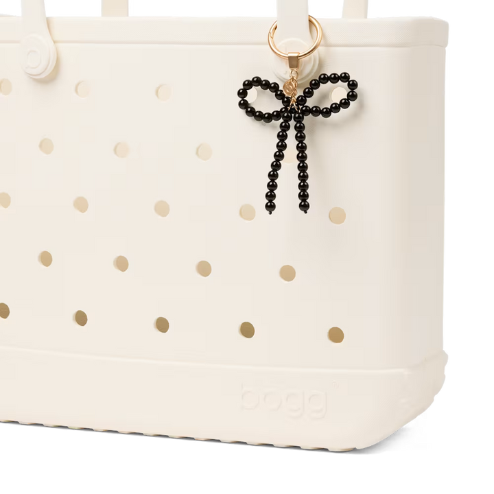 BOGG'D & CHARMED BOW BLACK PEARL