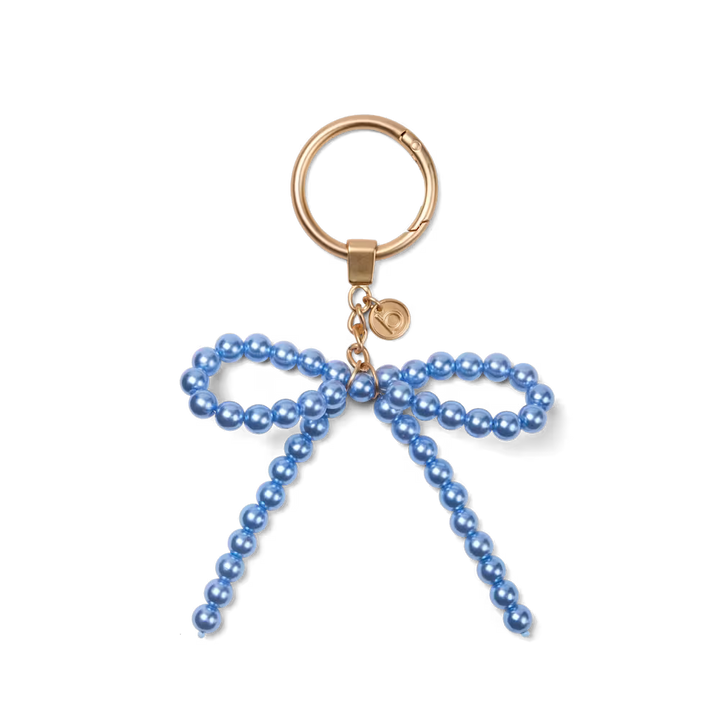 BOGG'D & CHARMED BOW BLUE PEARL BOW/418